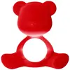QEEBOO lampe de table TEDDY GIRL VELVET FINISH (Rouge - Polyéthylène et velours)
