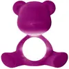 QEEBOO lampe de table TEDDY GIRL VELVET FINISH (Violet - Polyéthylène et velours)