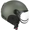 CGM EBI Casque de ski unisexe pour adulte, vert mat, S (55-56 cm)
