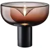 LEUCOS lampe de table AELLA T 54 (2700K, shaded burgundy, base noir op...