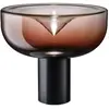 LEUCOS lampe de table AELLA T 45 (2700K, shaded burgundy, base noir op...