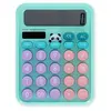 LEGAMI - Calculatrice de bureau - 12 chiffres - panneau solaire, pile - panda