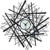 ARTI E MESTIERI horloge murale SHANGHAI (Nero e bianco marmo - Métal v...
