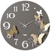 ARTI E MESTIERI horloge murale BUTTERFLY FLOWERS GRANDE (Boue et or la...