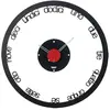 ARTI E MESTIERI horloge murale CIRCOLO GRANDE (Noir - Métal verni)