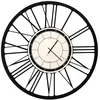 ARTI E MESTIERI horloge murale NUMERI ROMANI (Noir - Métal verni)
