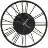 ARTI E MESTIERI horloge murale BIG 90 MARMO (Nero e marmo nero - Métal...