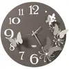 ARTI E MESTIERI horloge murale BUTTERFLY FLOWERS GRANDE (Boue et alumi...