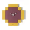 ARTI E MESTIERI horloge murale TETRIS (Ocra / viola ametista - Métal v...