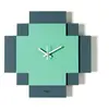 ARTI E MESTIERI horloge murale TETRIS (Petrolio / verde acqua - Métal ...