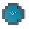 ARTI E MESTIERI horloge murale TETRIS (Petrolio / blu oltremare - Méta...