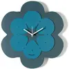 ARTI E MESTIERI horloge murale FLORINDO (Petrolio / blu oltremare - Mé...