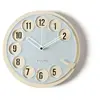 ARTI E MESTIERI horloge murale CALL ME (Crema / cenere - Métal verni)