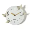 ARTI E MESTIERI horloge murale BATTITO D'ALI (Cenere / crema - Métal v...