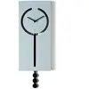 ARTI E MESTIERI horloge murale à pendule OMEGA (Cenere / nero - Métal ...