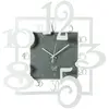 ARTI E MESTIERI horloge murale AMOS (Marbre blanc - Métal verni)