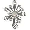 ARTI E MESTIERI horloge murale SLANG (Fango e avorio - Métal verni)