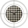 ARTI E MESTIERI horloge murale NUDO PICCOLO PIED DE POULE NERO (Sabbia...