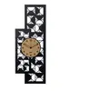 ARTI E MESTIERI horloge murale VOGUE (Noir / or laqué - Métal verni)