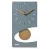 ARTI E MESTIERI horloge murale à pendule ECLIPSE (Verde marino - Métal...