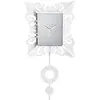 ARTI E MESTIERI horloge murale à pendule VANITY (Marbre blanc - Métal ...