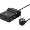 Station de charge Ewent EW3992 GaN 65 W PPS Power Delivery 2 AC USB-C 1,5 m