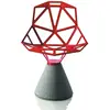 Magis Chaise Pivotante Avec Base Chair_One (Rouge - Aluminium Et Cemen...