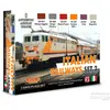 Peinture Italian Railways Set 2 6 x 22 ml  - LIFECOLOR Peinture à maquette acrylique  - 2478351643 