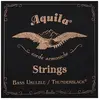 Aquila Thunderblack Jeu Ukulélé Basse, EADG