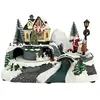 MOBILI REBECCA Scène De Noël Avec Village De La Nativité En Mouvement Idée Cadeau