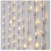 MOBILI REBECCA Cascade de lumières 220 LED blanc chaud intérieur et extérieur L 2 mt