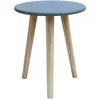 Table basse scandinave gris et marron