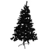Mobili Rebecca Grand Arbre de Noël Pin Faux Epicéa PVC Noir Epais 180 cm Grand pour Intérieur