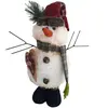 Mobili Rebecca Bonhomme De Neige Décoration Noël En Polyester Blanc 43x19x14