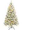 Mobili Rebecca Sapin de Noël 180 cm avec 300 lumières vert et blanc