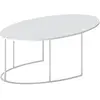 Zeus - Table basse Tables basses Slim Irony - Blanc - Acier - Designer...