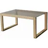 Table basse Dmanicon - Dmora - Bois massif - Chêne 85x57h40 cm