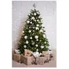 Dmora Sapin de Noël vert 140x140 cm