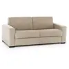 Talamo Italia Canapé lit 2 places en tissu beige 180x95 cm