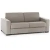 Talamo Italia Canapé lit 3 places en tissu tourterelle 220x95 cm