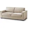 Talamo Italia Canapé lit 2 places en tissu beige 200x95 cm