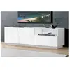 Dmora - Meuble TV Dlandon, Buffet bas de salon avec 2 portes, base meu...
