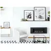Dmora Fauteuil en similcuir blanc 64x63 cm