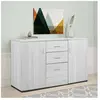 Buffet Dpavac - Dmora - Mélamine - Chêne 120x44h82.5 cm