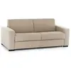 Talamo Italia Canapé lit 2 places en tissu beige 160x95h90 cm