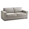 Talamo Italia Canapé lit 3 places en tissu tourterelle 220x95 cm