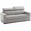 Talamo Italia Canapé lit 3 places en tissu gris 220x95 cm