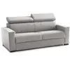 Talamo Italia Canapé lit 3 places en tissu gris 200x95 cm