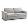 Canapé lit 2 places en tissu gris 180x95h90 cm