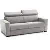 Talamo Italia Canapé lit 2 places en tissu gris 160x95 cm